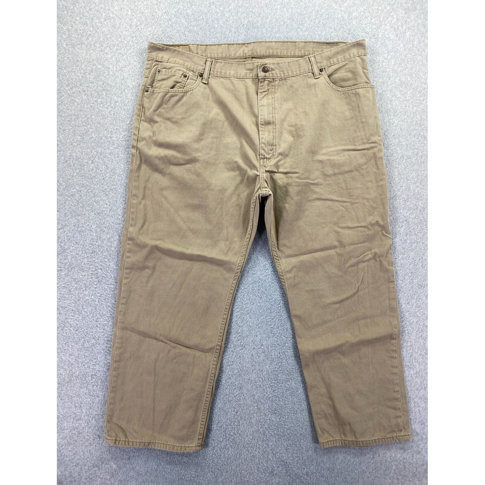 Levis 559 Jeans Mens 46x29 (Fits 43x27) Relaxed Straight 100% Cotton‎ Tan Pants